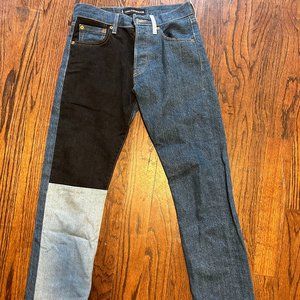 GOSHA RUBCHINSKIY x Levi's patched jeans